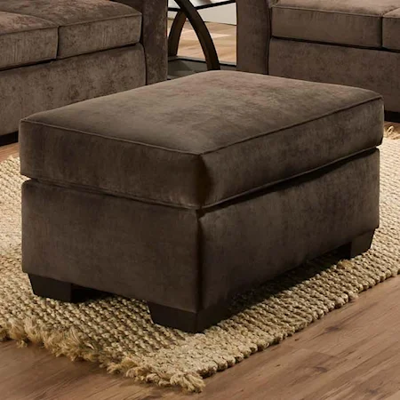 Casual Ottoman with Rectangle Shape